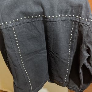 supreme studded denim jacket